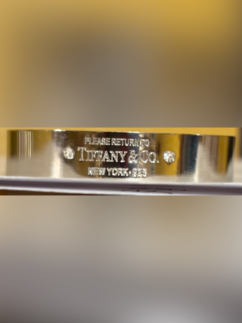 Tiffany & Co. Return to Tiffany Narrow Cuff Bracelet with Diamonds